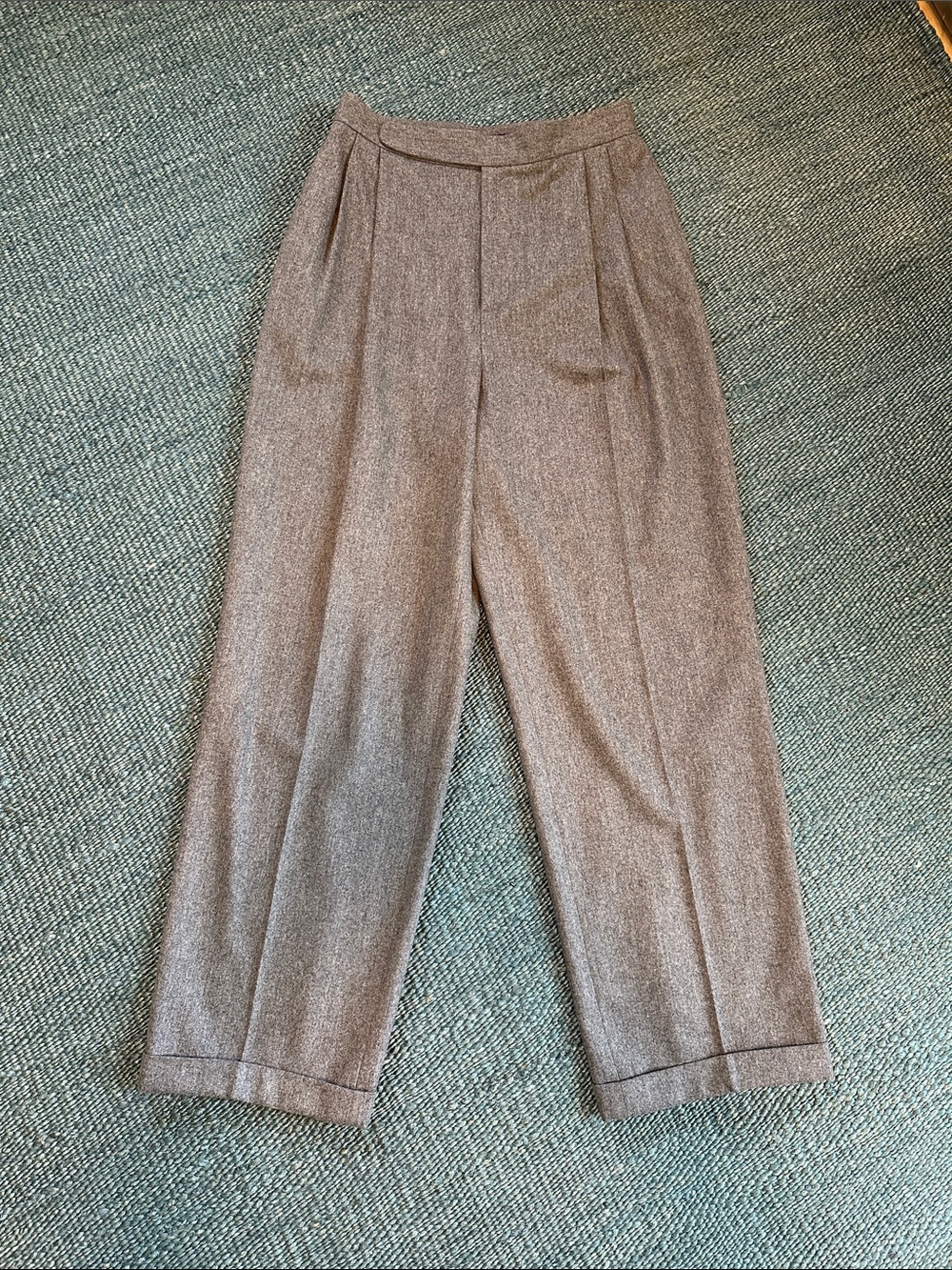Ralph Lauren Collection - Purple Tag - 100% Wool Women’s Trousers
